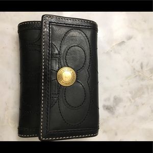 Coach Black Leather Wallet